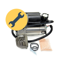 Компрессор пневматической подвески AirBagit для Audi A8 D4 2