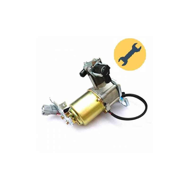 Восстановленный компрессор пневмоподвески AirBagit для Toyota Land Cruiser Prado 150 (2009-2020)