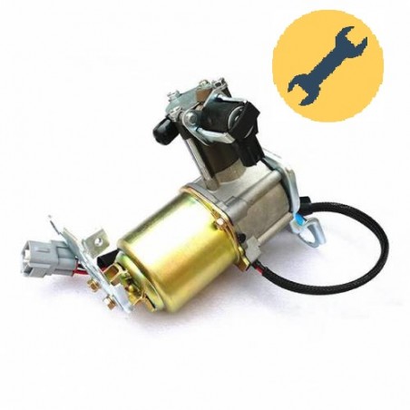 Восстановленный компрессор пневмоподвески AirBagit для Toyota Land Cruiser Prado 150 (2009-2020)
