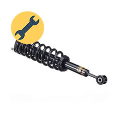 Восстановленные передние амортизаторы AirBagit для Toyota Sequoia II (2007-2020) 2