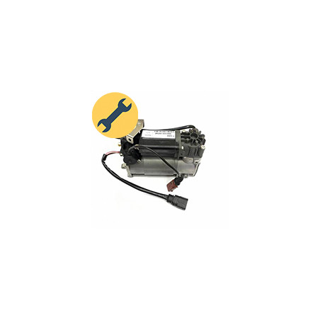 Восстановленный компрессор пневмоподвески AirBagit для Volkswagen Phaeton (2002-2016)