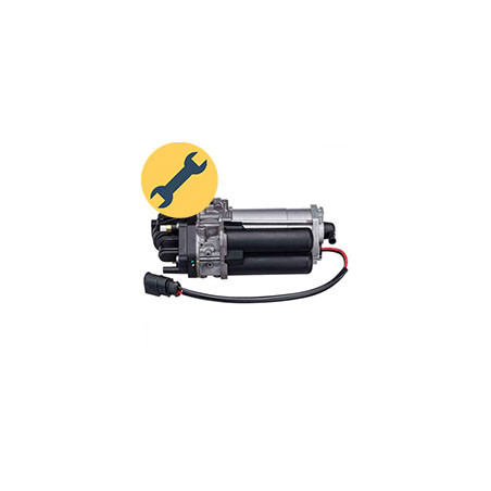 Восстановленный компрессор пневмоподвески AirBagit для Volkswagen Touareg CR (2015-2021)