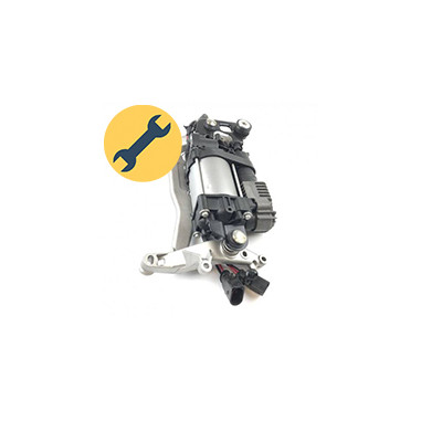 Восстановленный компрессор пневмоподвески AirBagit для Volkswagen Touareg NF II (2010-2018)