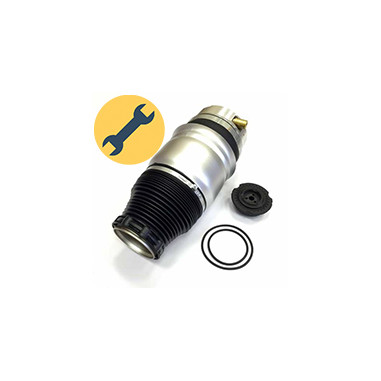 Восстановленный передний правый пневмобаллон с нагнетательным клапаном AirBagit для Volkswagen Touareg l GP (2003-2010)